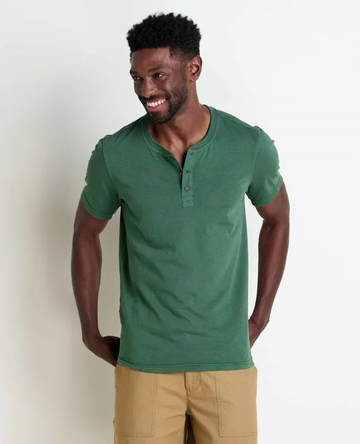 Men039s Men039s Primo Short Sleeve Henley Organic Cotton Tee By ToadandCo Pasture Toad and Co Tees Buy 3 Get 20 Off Men039s Men039s Primo Short Sleeve Henley Organic Cotton Tee By ToadandCo Pasture Toad and Co Tees Buy 3 Get 20 Off