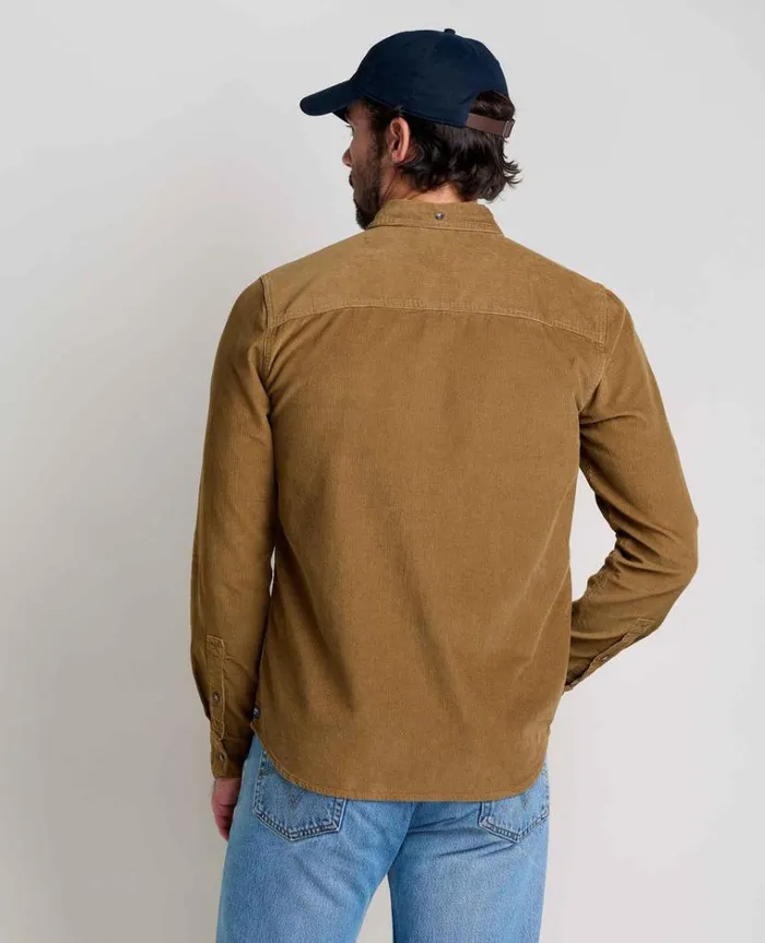 Men039s Men039s Scouter Corduroy Shirt Honey Brown Toad and Co Shirts