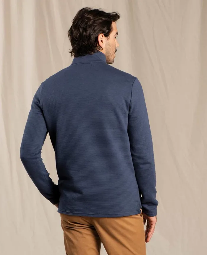 Men039s Moonwake 14 Zip Pullover True Navy Toad and Co Jackets Vests and Layers