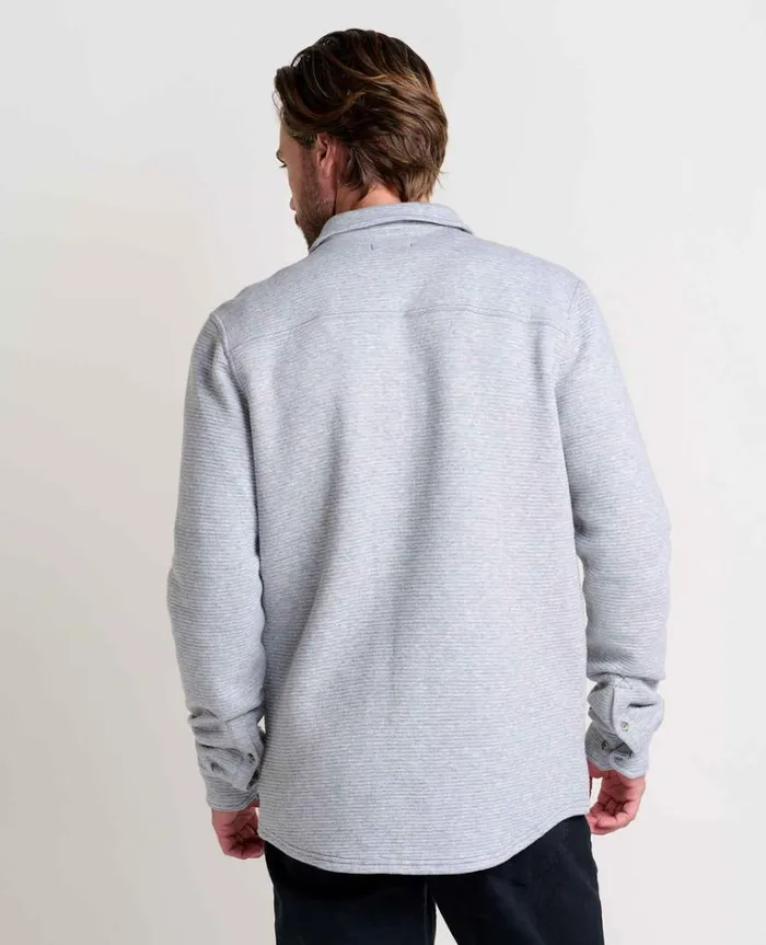 Men039s Moonwake Long Sleeve Shirt Heather Grey Toad and Co Jackets Vests and Layers