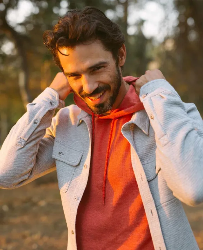 Men039s Moonwake Long Sleeve Shirt Heather Grey Toad and Co Jackets Vests and Layers
