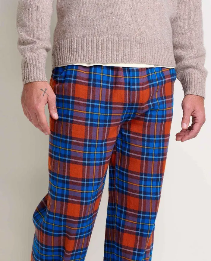 Men039s Shuteye Flannel Sleep Pant Comfy Lounge Pants By ToadandCo Umber Toad and Co Pants