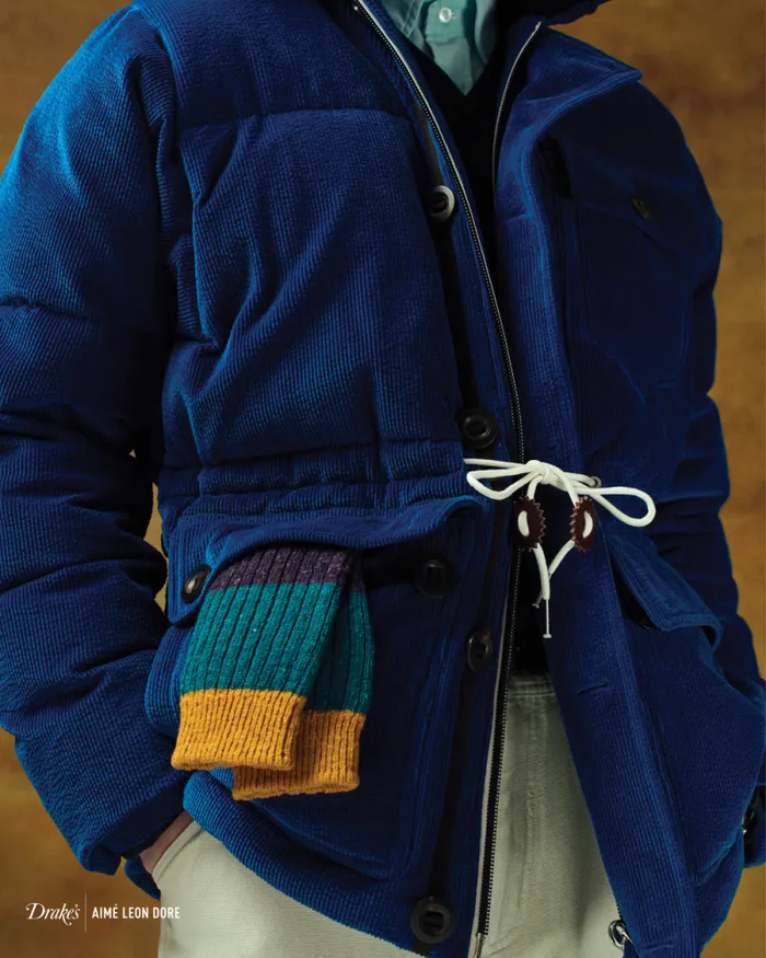 Men ALD Drake039s Corduroy Expedition Parka Drake039s Coats and Jackets
