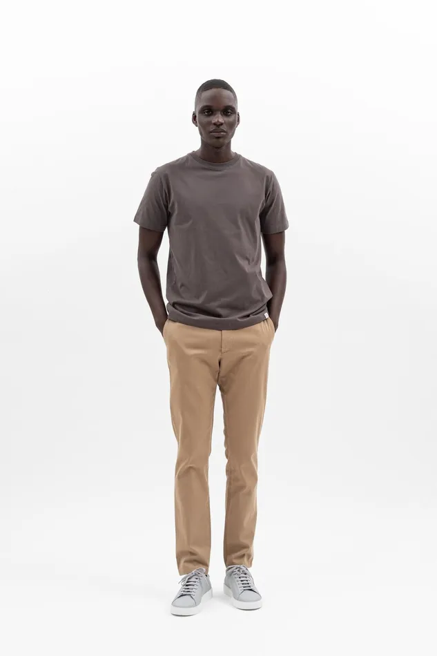 Men Aros Regular Light Stretch Chino Utility Khaki Norse Projects Trousers