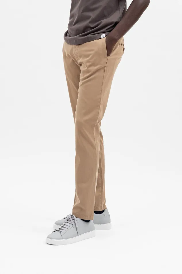 Men Aros Regular Light Stretch Chino Utility Khaki Norse Projects Trousers