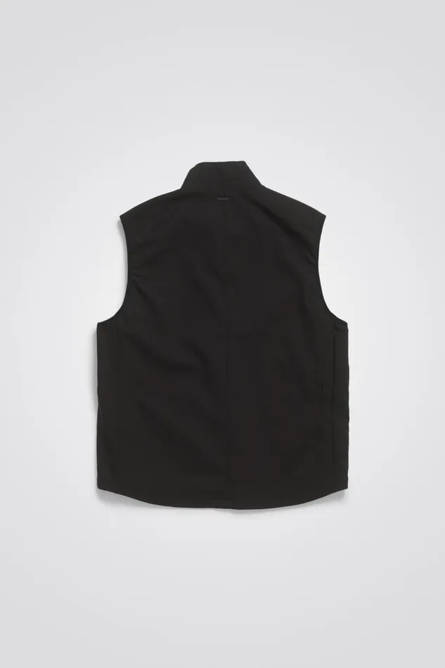 Men Birkholm Solotex Twill Vest Black Norse Projects Outerwear