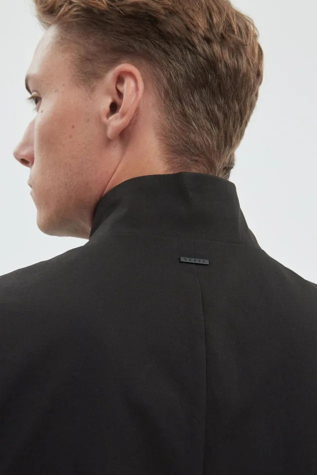Men Birkholm Solotex Twill Vest Black Norse Projects Outerwear