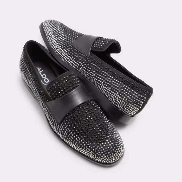Men Brantley se Black Aldo Loafers and SlipOns