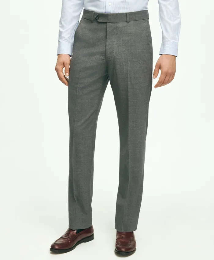 Men Brooks Brothers Explorer Collection Regent Fit Suit Pants Light Grey Brooks Brothers Suits
