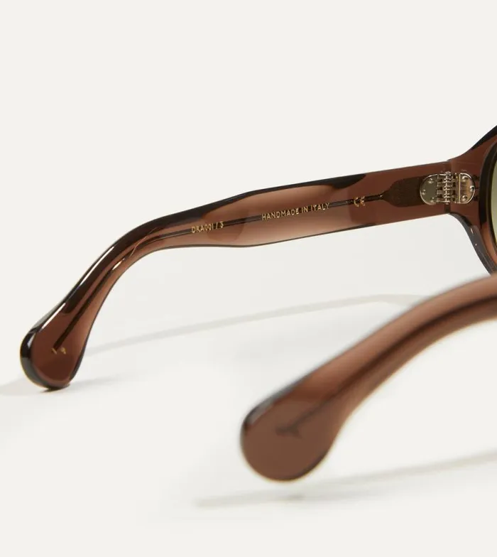 Men Brown Acetate Jules Sunglasses Drake039s Sunglasses
