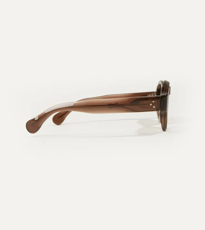 Men Brown Acetate Jules Sunglasses Drake039s Sunglasses