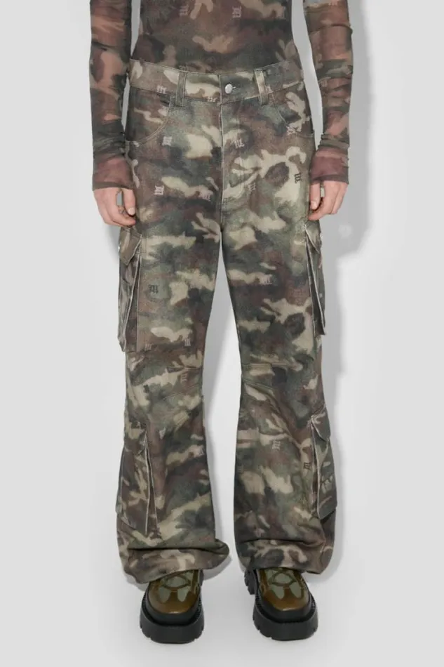 Men Camo Cotton Cargo Trousers MISBHV Trousers