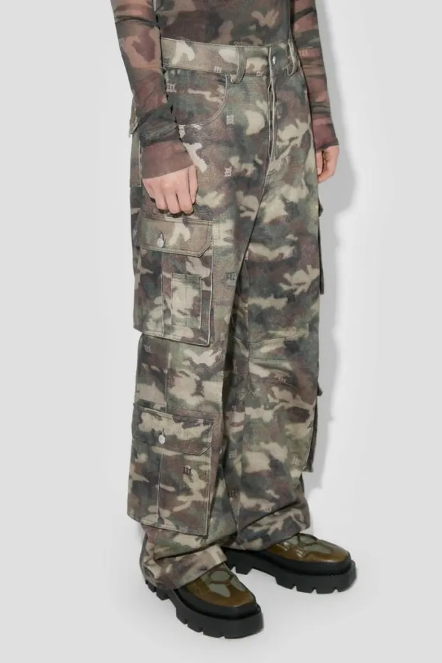 Men Camo Cotton Cargo Trousers MISBHV Trousers