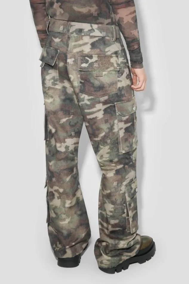 Men Camo Cotton Cargo Trousers MISBHV Trousers