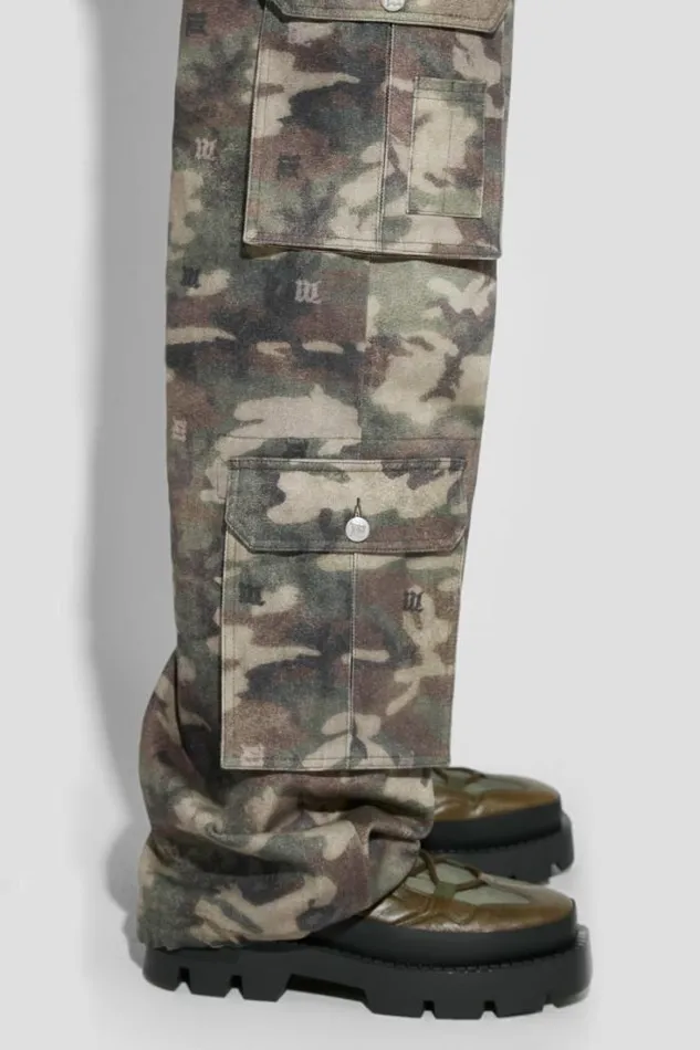 Men Camo Cotton Cargo Trousers MISBHV Trousers