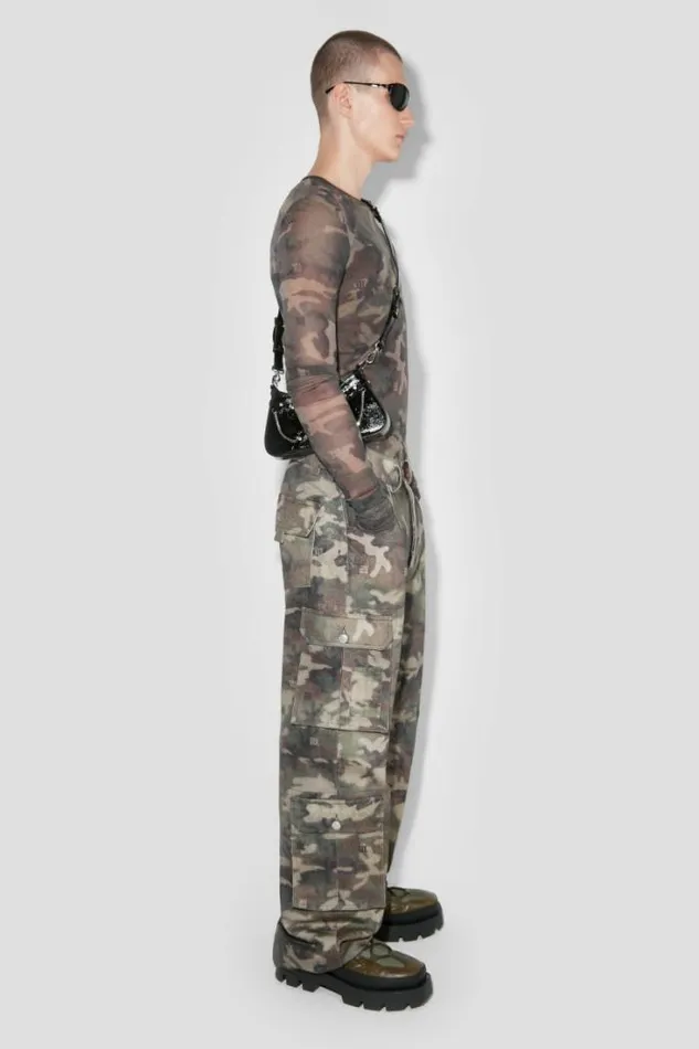 Men Camo Cotton Cargo Trousers MISBHV Trousers
