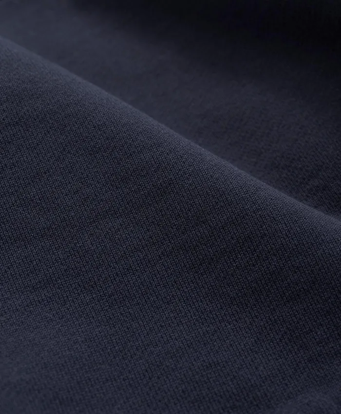 Men Cotton French Terry HalfZip Sweatshirt Navy Brooks Brothers TShirts and Sweats