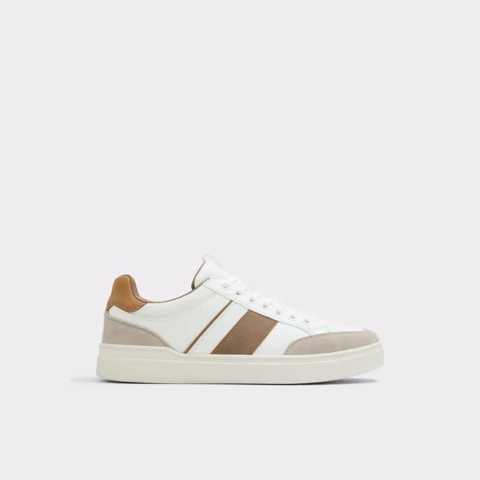 Men Elio Whitegrey Aldo Sneakers