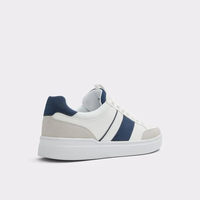 Men Elio White Overflow Aldo Sneakers Men Elio White Overflow Aldo Sneakers
