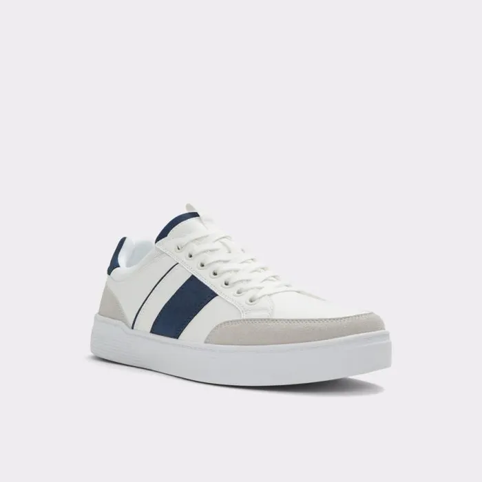Men Elio White Overflow Aldo Sneakers Men Elio White Overflow Aldo Sneakers