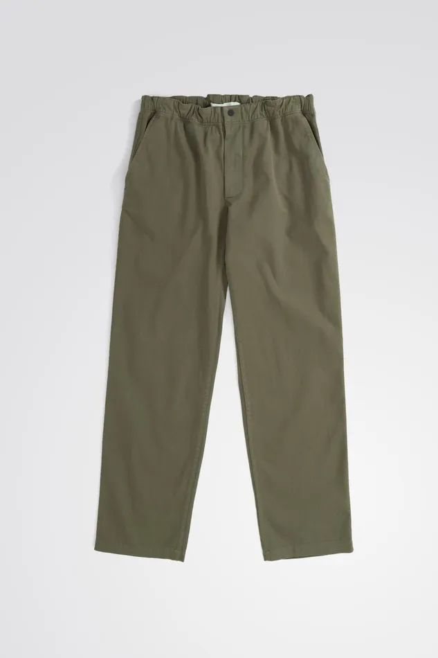 Men Ezra Light Stretch Sediment Green Norse Projects Trousers