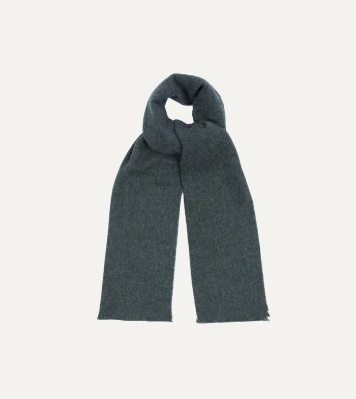 Men Grey Cashmere Scarf Drake039s Scarves