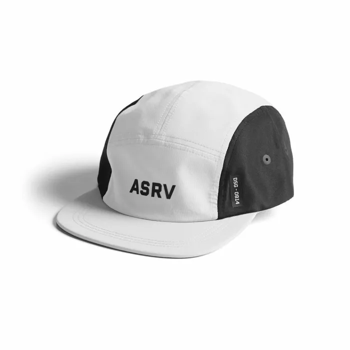 Men Hats and Headwear ASRV 5Panel Run Cap Whiteblack 034asrv034