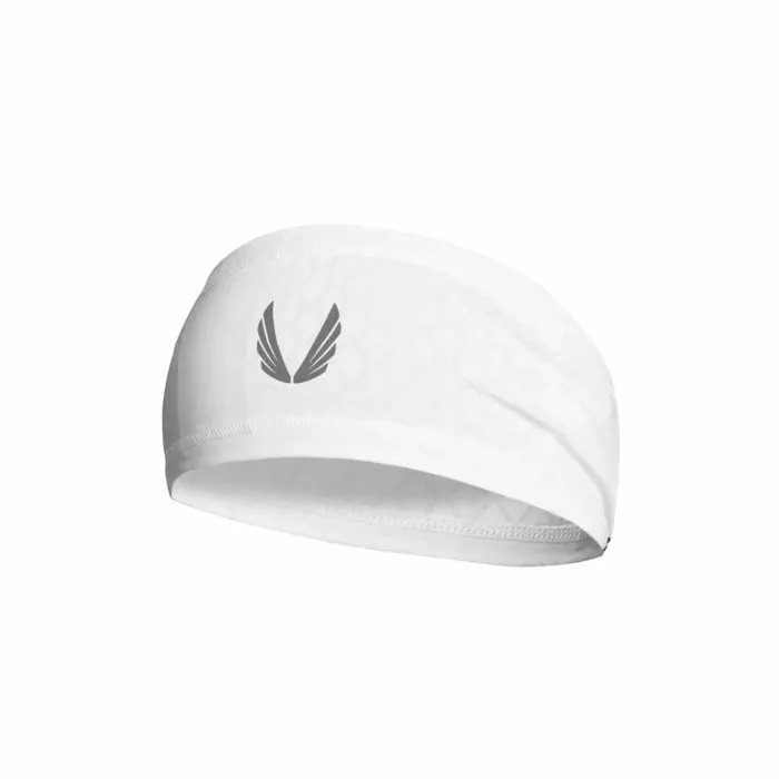 Men Hats and Headwear ASRV ASRV X Outlast Phase Change Headband White 034reflective Wings034