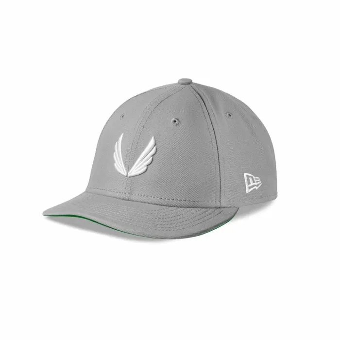 Men Hats and Headwear ASRV New Era 59Fifty Low Profile Hat Greywhite wings