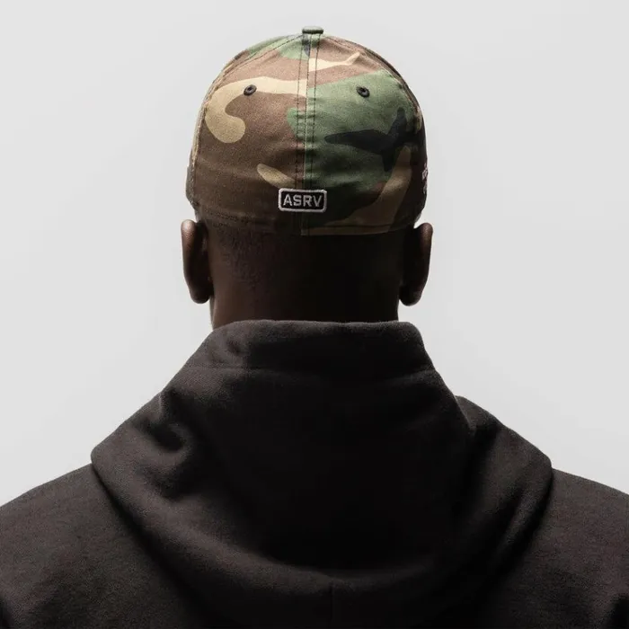 Men Hats and Headwear ASRV New Era 59Fifty Low Profile Hat Woodland Camowhite wings
