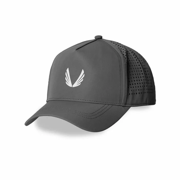 Men Hats and Headwear ASRV Performance AFrame Hat Greywhite 034wings034