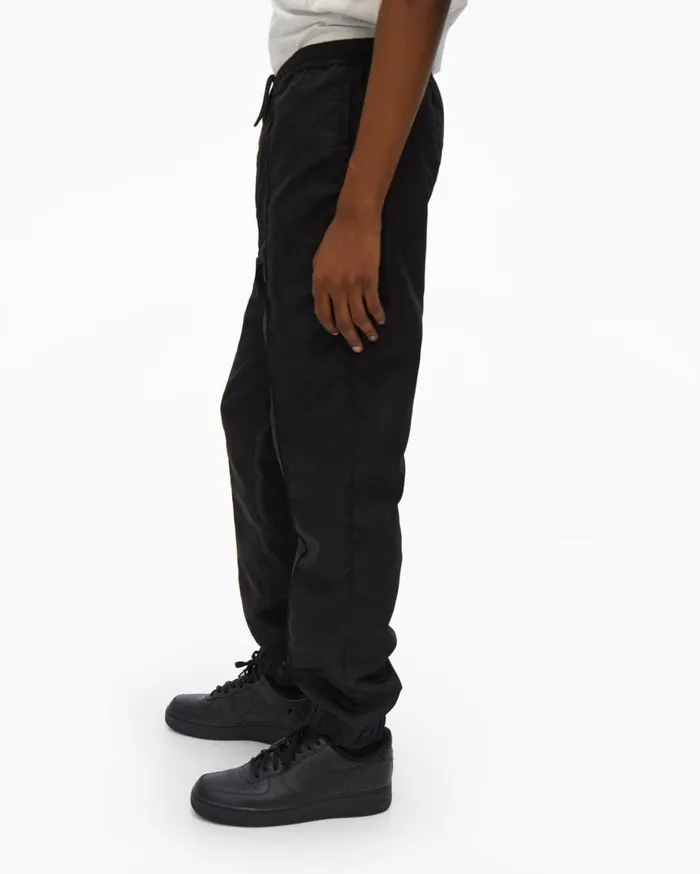 Men Helmut Lang Pants Logo Track Pant Basalt Black