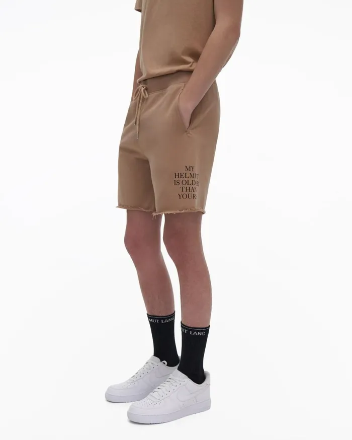 Men Helmut Lang Shorts Older Short Noble Tan