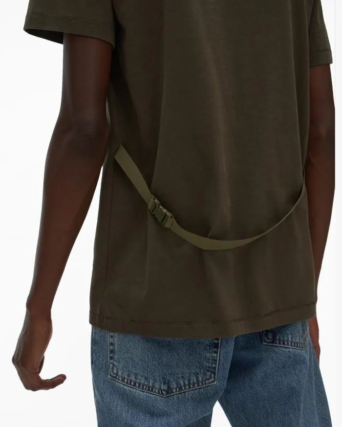 Men Helmut Lang TShirts Strap Tee Hunter Sage