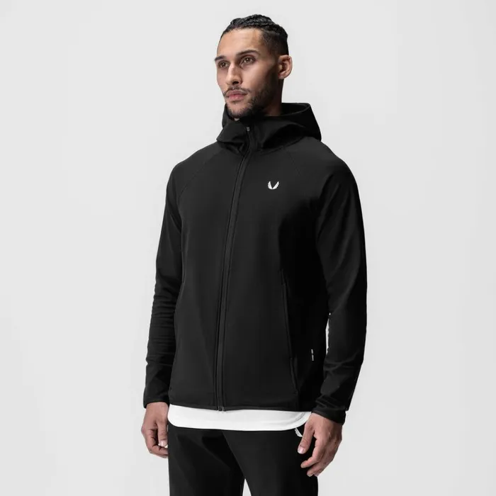 Men Hoodies and Sweatshirts ASRV Performance Fleece Zip Hoodie Black