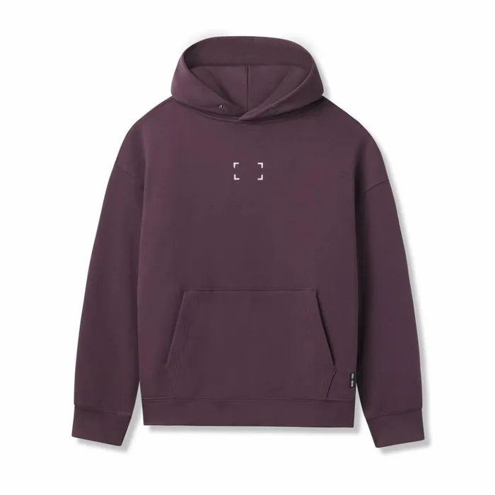 Men Hoodies and Sweatshirts ASRV TechTerry Hoodie Deep Purple 034space Bracket034