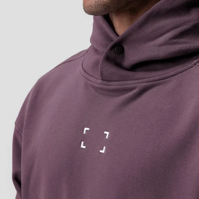 Men Hoodies and Sweatshirts ASRV TechTerry Hoodie Deep Purple 034space Bracket034