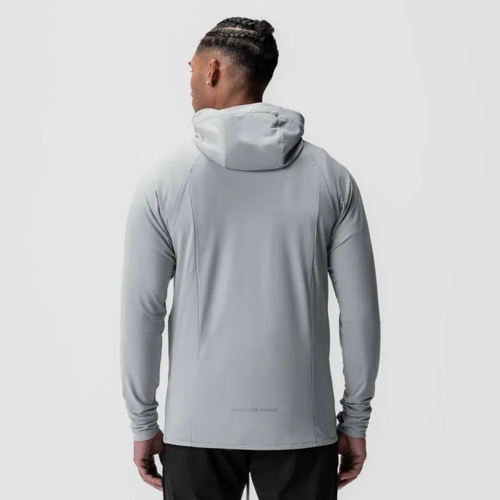 Men Hoodies and Sweatshirts ASRV Thermal Training Hoodie Slate Grey 034cyber034