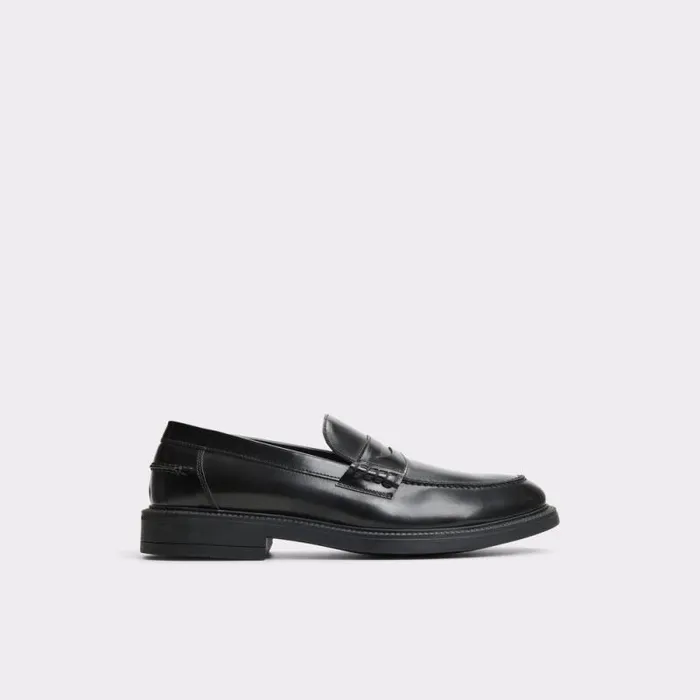 Men Howie Black Aldo Loafers and SlipOns