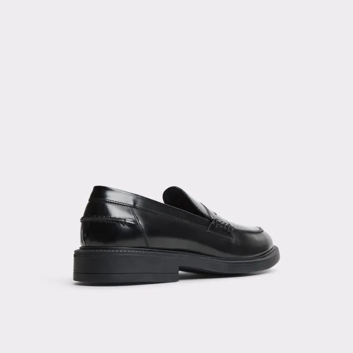 Men Howie Black Aldo Loafers and SlipOns