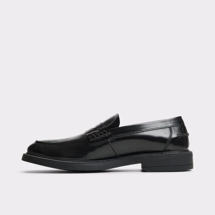 Men Howie Black Aldo Loafers and SlipOns