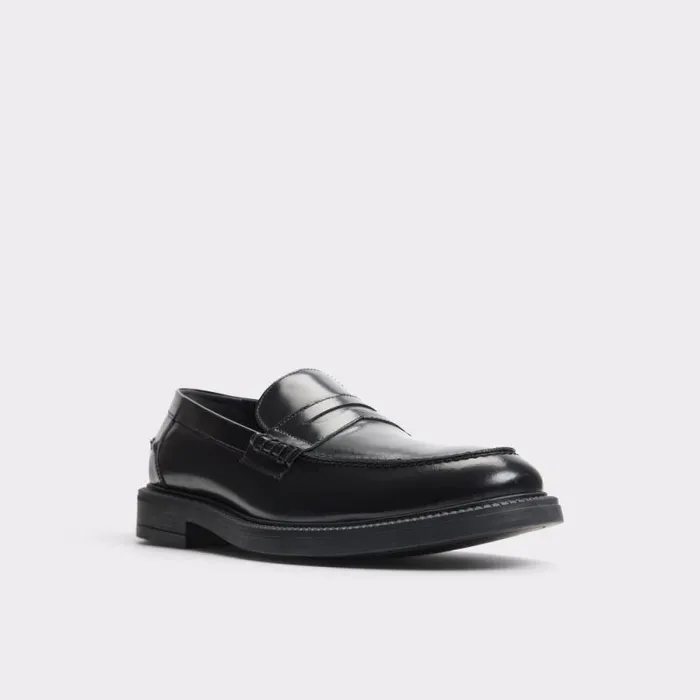 Men Howie Black Aldo Loafers and SlipOns