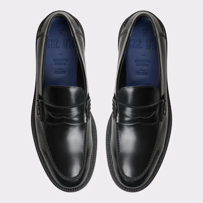 Men Howie Black Aldo Loafers and SlipOns