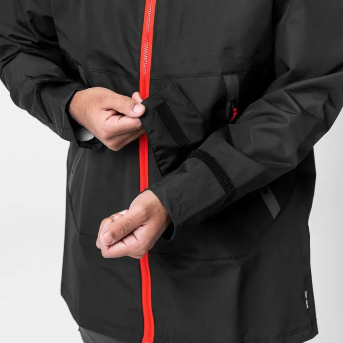 Men Jackets and Outerwear ASRV Hipora AQUAzip Tech Parka Black