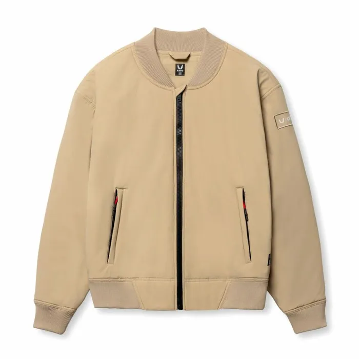 Men Jackets and Outerwear ASRV Ripstop Insulated Bomber Jacket Khaki