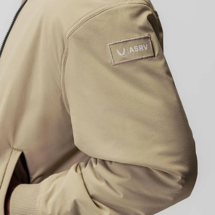 Men Jackets and Outerwear ASRV Ripstop Insulated Bomber Jacket Khaki