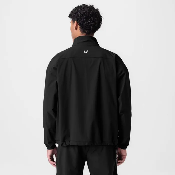 Men Jackets and Outerwear ASRV Ripstop Quarter Zip Jacket Black
