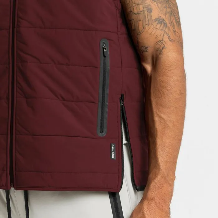 Men Jackets and Outerwear ASRV TETRALITE Adventure Vest Crimson Red