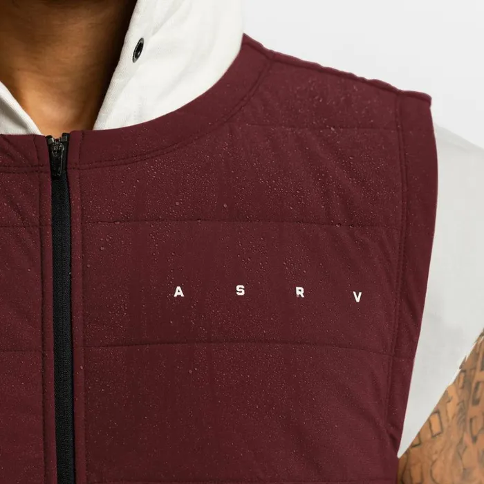 Men Jackets and Outerwear ASRV TETRALITE Adventure Vest Crimson Red