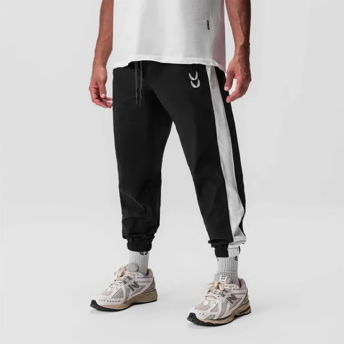 Men Joggers and Pants ASRV Ripstop Oversized Track Pant Black